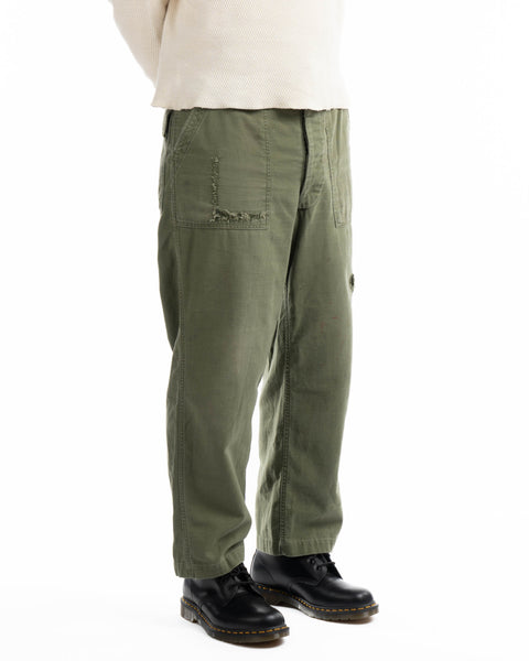 60’s Repaired OG-107 Utility Trousers - 33” x 26”