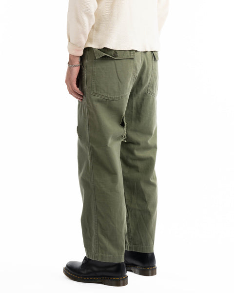 60’s Repaired OG-107 Utility Trousers - 33” x 26”