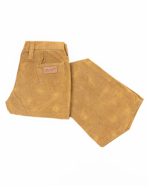 70’s Textured Wrangler Flared Pants - 32” x 28”