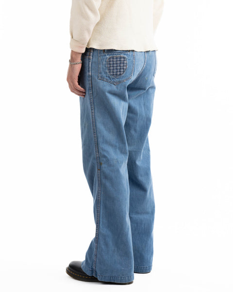 70’s Denim Flares - 35” x 29”