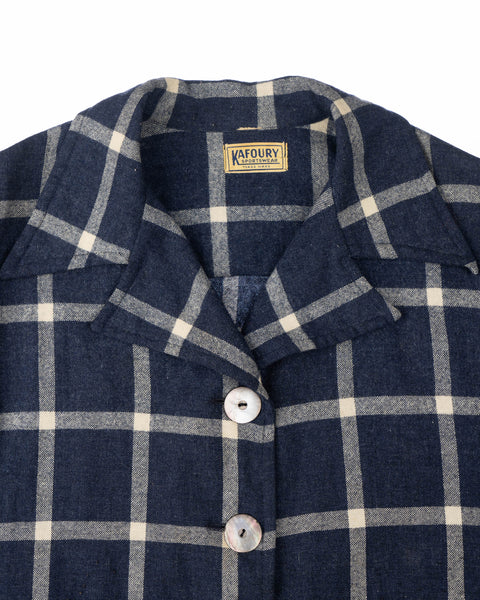 60’s Plaid Wool Jacket - Large