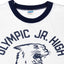 70’s Phys Ed Champion Blue Bar Tee - Small
