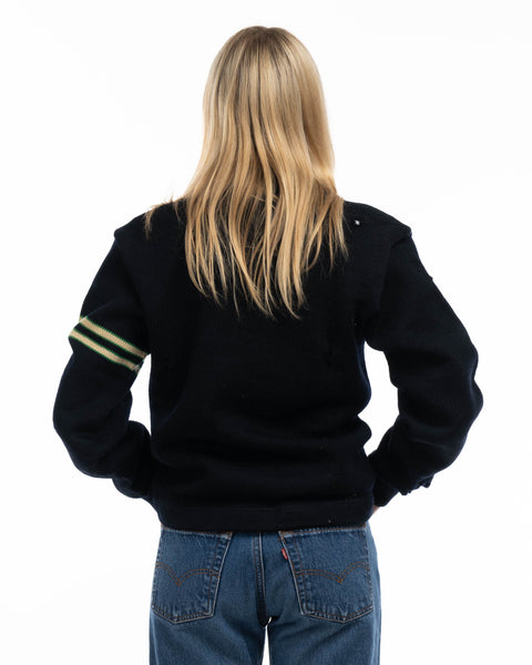 50’s Dehen Wool Varsity Cardigan - Small