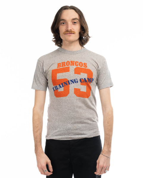70’s Broncos Champion Blue Bar Tee - Small