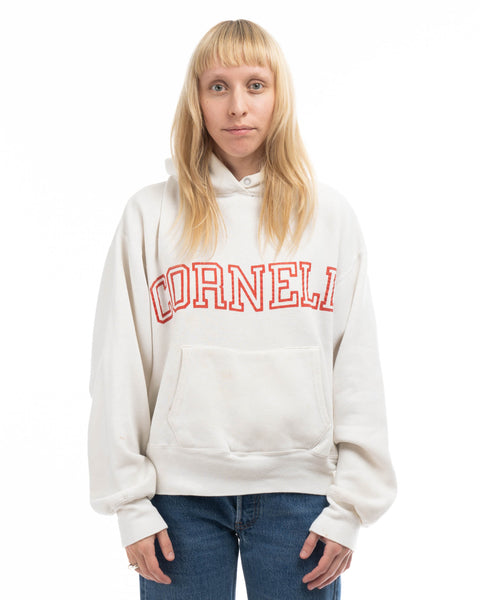 90’s Cropped Fit Cornell Hoodie - Medium