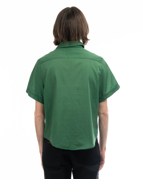 80’s Sears Boxy Green Button-Up - Medium