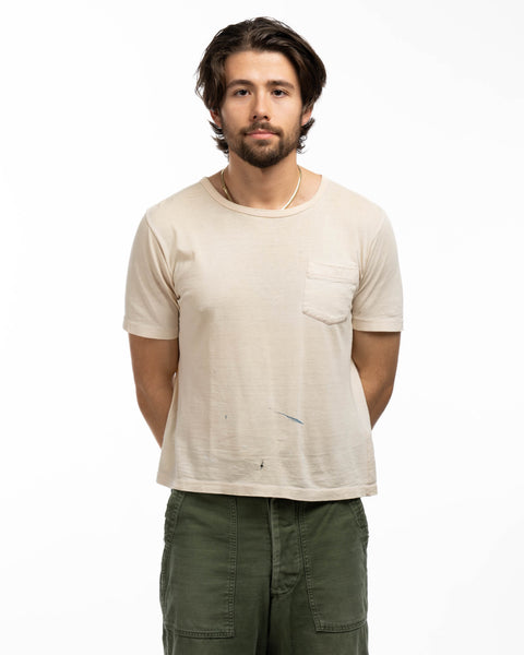 70's Thrashed Blank Pocket Tee - Medium