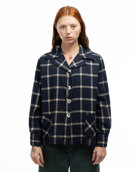 60’s Plaid Wool Jacket - Large