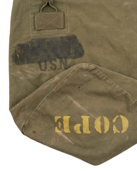 WW2 Stenciled USN Kit Bag - OS
