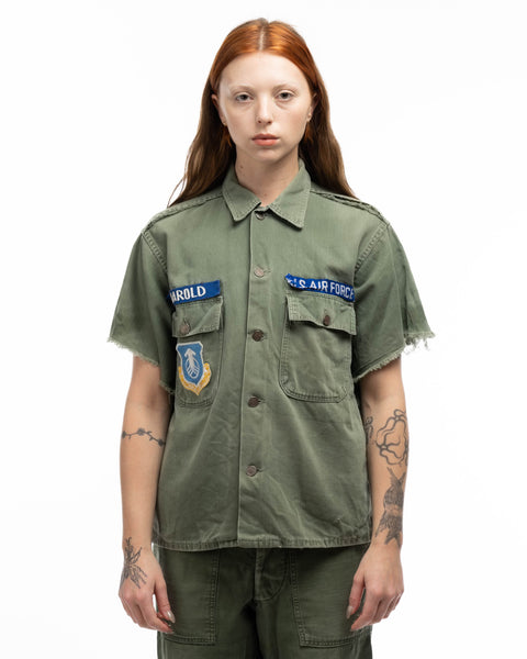 60’s Air Force 13 Star Baker Shirt - Large