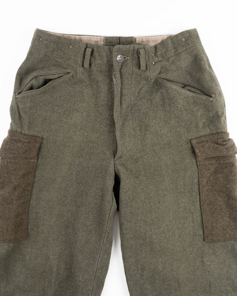 40’s Wool Military Trousers - 28” x 28.5”