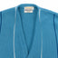 60’s Striped Acrylic Cardigan - Large