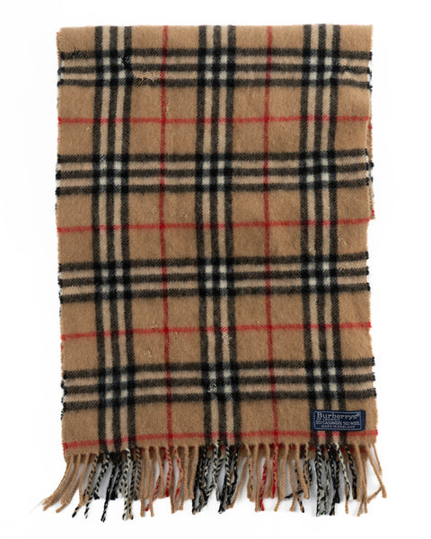 80’s Repaired Burberry Scarf - OS