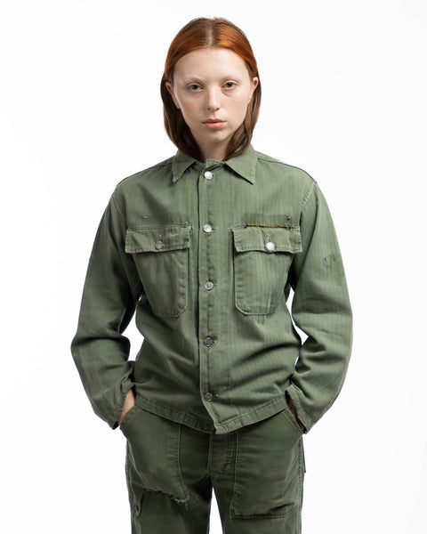 WW2 HBT 13 Star Field Shirt - Small