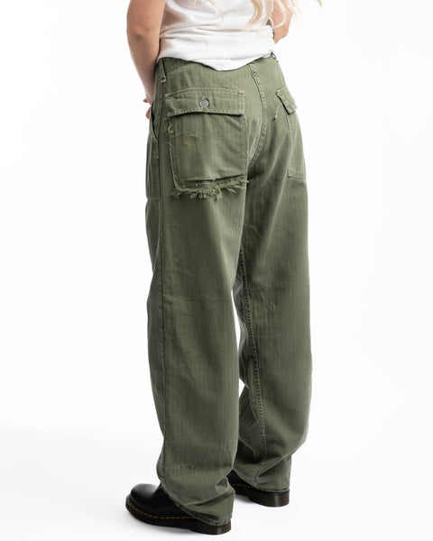 40’s 13 Star HBT Baker Pants - 27” x 28”