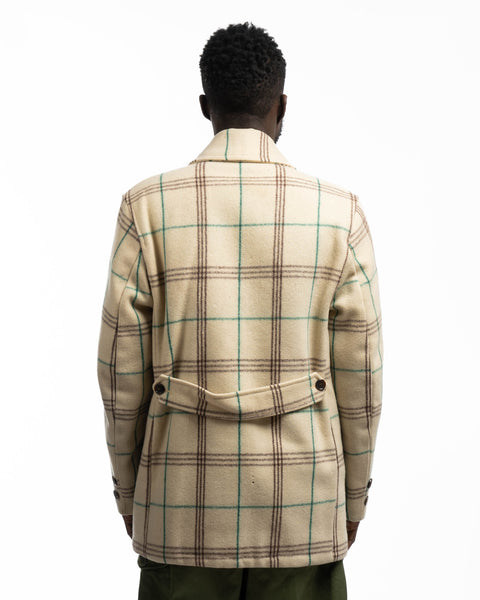 50’s Heavy Wool Half-Belt Jacket - Medium