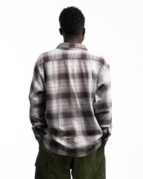 60’s Shadow Plaid Shirt - XL