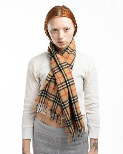 80’s Repaired Burberry Scarf - OS