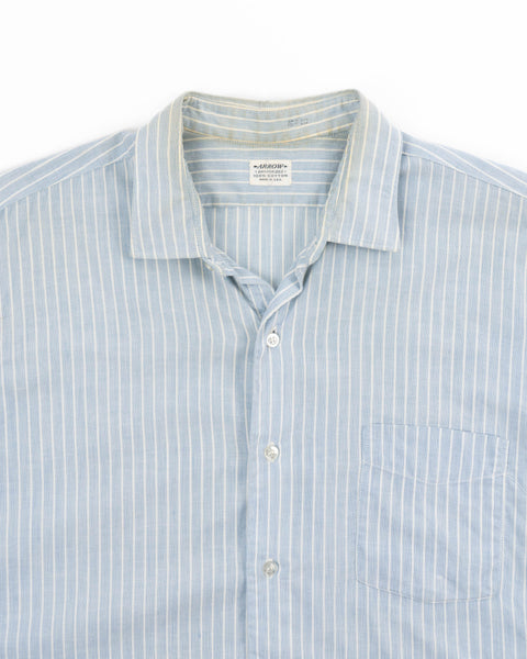 60’s Arrow Pinestripe Button-Up - XL