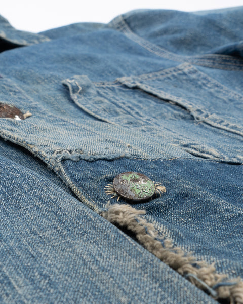 40’s Sanforized Denim Chore Coat - Large