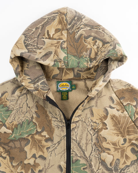 90’s Camo Zip Hoodie - Large