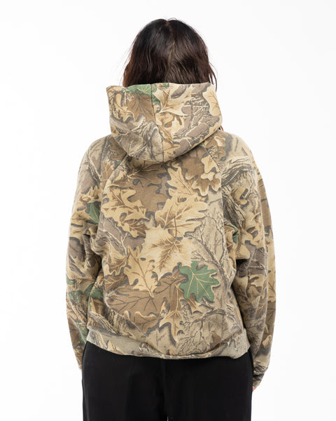 90’s Camo Zip Hoodie - Large