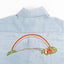 70’s Cloud Embroidered Chambray - Medium