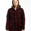 50’s Heavy Wool Hooded Plaid Jacket - Medium