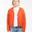 60’s Fuzzy Orange Cardigan - Medium