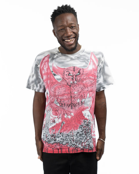 90's All Over Print Demon Tee - XL