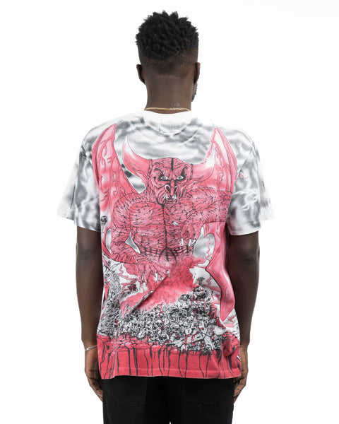 90's All Over Print Demon Tee - XL