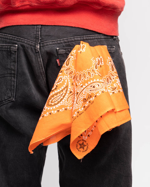 90’s Orange Bandana - OS