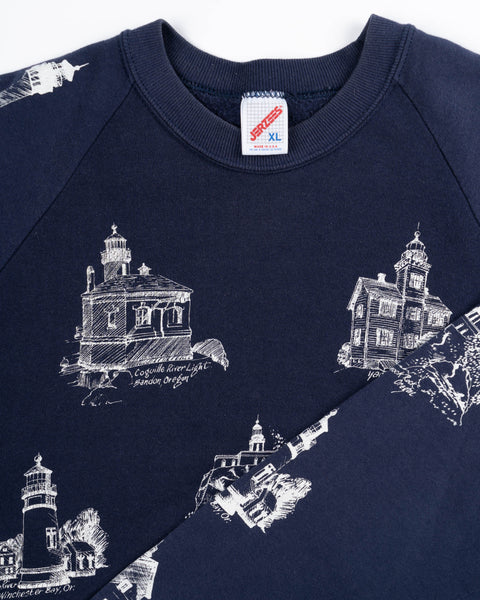 80’s Lighthouse Crewneck - Large