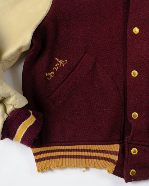 50’s Champion Running Man Varsity Jacket - Medium