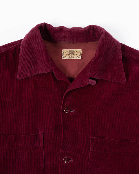 50’s Brent Corduroy Loop Collar - Medium