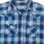 70’s Plaid Pearl Snap Western Shirt - Large