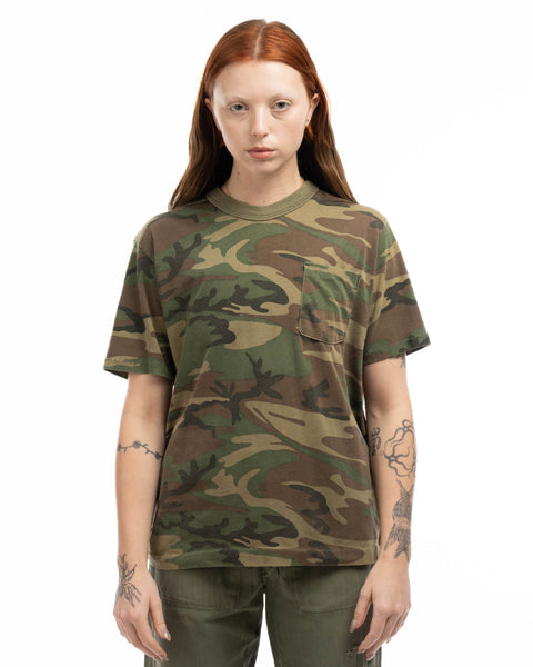 80’s Camo Pocket Tee - Medium