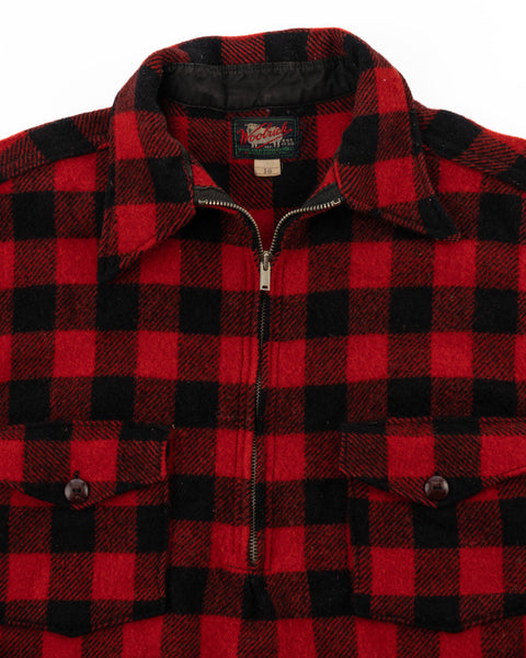 30’s Woolrich Quarter-Zip Flannel - Large